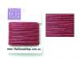 2mm Waxed Cotton Cord - Cerise